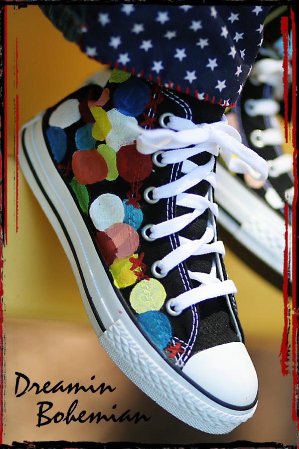 Painted Converse