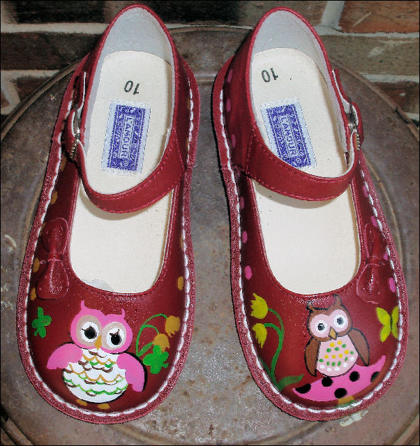 Painted Mary Janes and Sandals