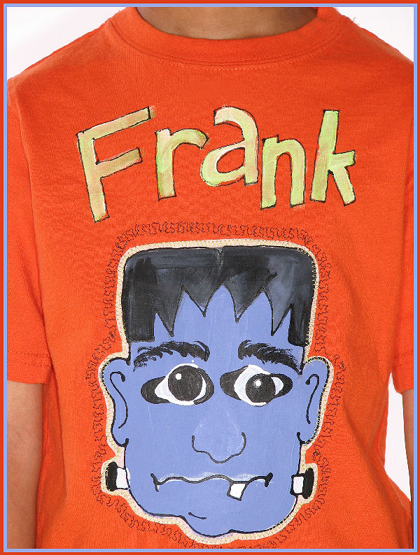 Hand Painted Frankenstein Monster Tee