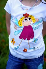 Hand Painted Boutique Elfi Tee