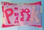 Custom Name PILLOW  "Pink"