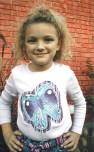 Hand Painted Appliqued Butterfly Tee