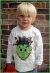 Hand  painted Vampire Monster Tee