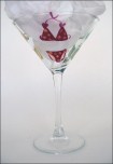 Hand Painted Bikini Martinis