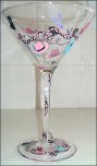 Hand Painted Cowgirl Diva Glasses
