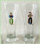 Hand Painted Western Pilsners