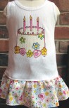 Happy Birthday Skirted/RuffledTee