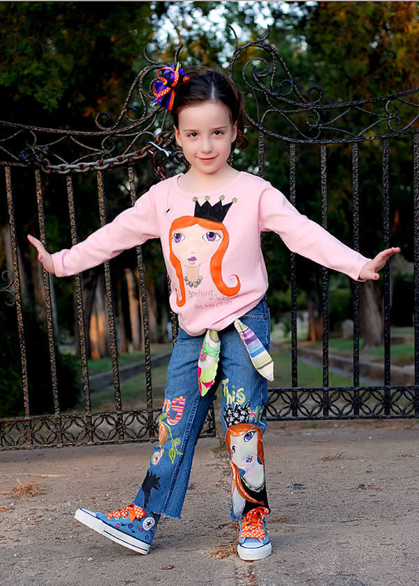 Hand painted Wicked Princess set for girls